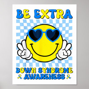 Póster Sea Extra Smile Face Down Awareness Kids