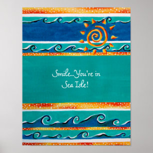 Póster Sea Isle City, NJ Poster