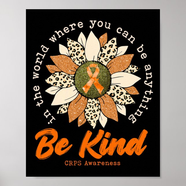 Póster Sea Kind Sunflower Naranja Críticas Cinta de Conci (Frente)