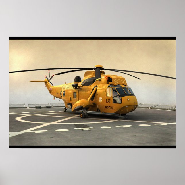 Póster Sea King HAR 3 (Frente)