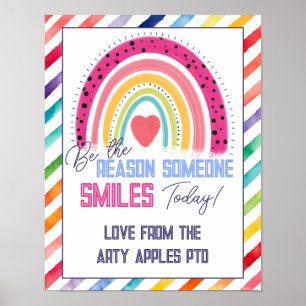 Póster SEA LA RAZÓN POR LA QUE ALGUIEN SONRÍE Poster