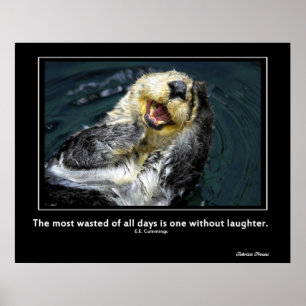 Póster Sea Otter Motivational