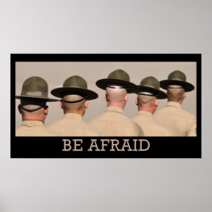 Póster Sea poster asustado