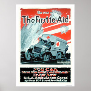 Póster Sea uno del primer a ayudar (US00268)