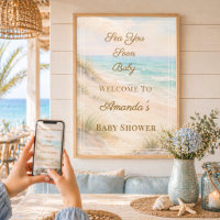 Sea You Soon Playa Bienvenida al Baby Shower