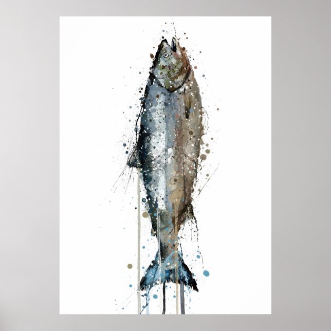 Póster Seafood Salmon (Frente)