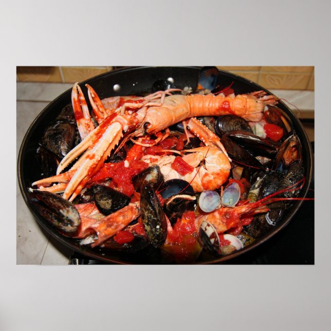 Póster Seafood Soup (Frente)