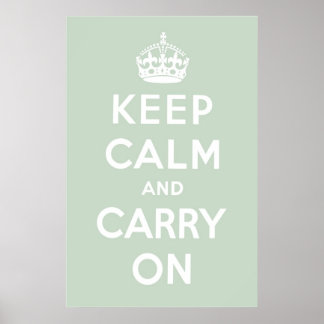 Póster Seaglass Green