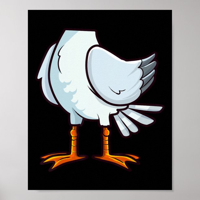 Póster Seagull Fun Halloween Fiesta de disfraces Cosplay  (Frente)