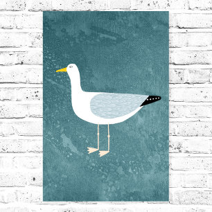 Póster Seagull Standing
