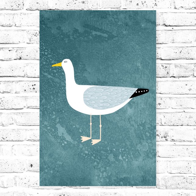 Póster Seagull Standing (Seagull poster)