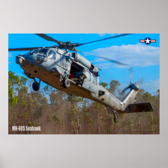 PÓSTER SEAHAWK DEL MH-60 (Frente)