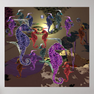Póster Seahorse