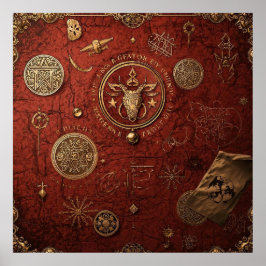 Póster Seal of the Hidden Order