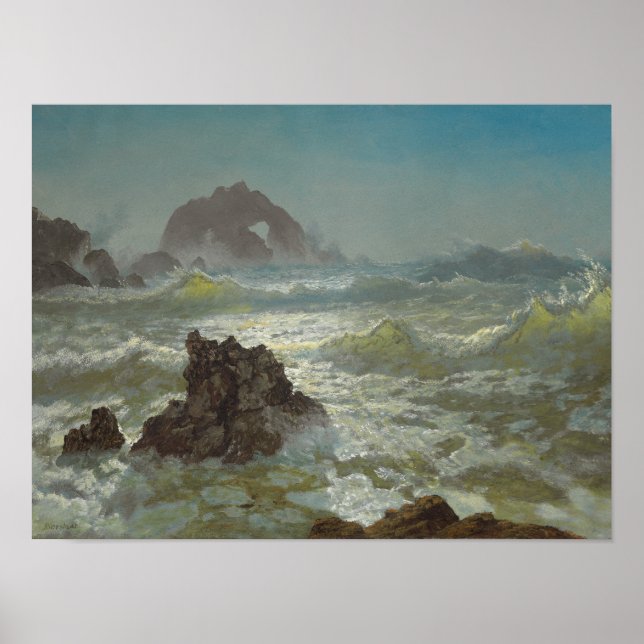 Póster Seal Rock, California, c.1872 (Frente)