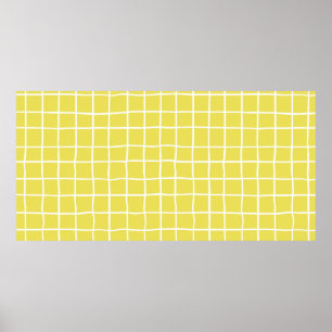 Póster Seamless pattern with hand drawn ink shapes. Trend