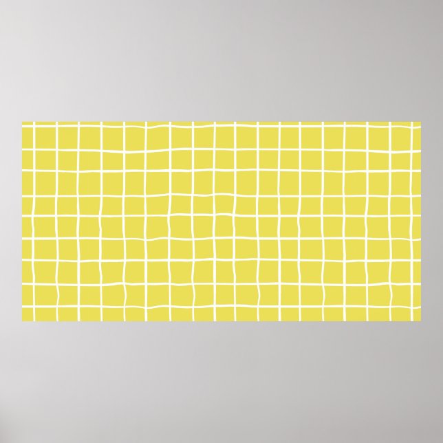 Póster Seamless pattern with hand drawn ink shapes. Trend (Frente)