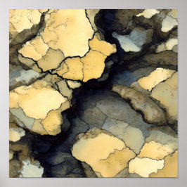 Póster Seamless Speckled Crystalline Fabric Pattern