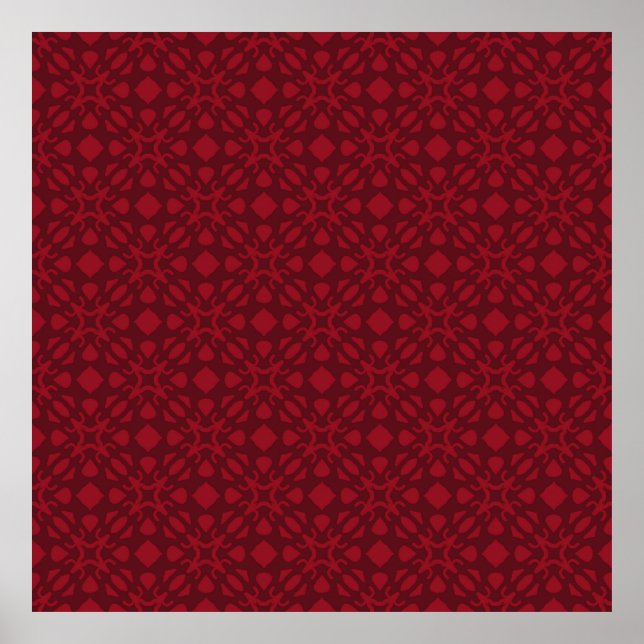 Póster Seamless vintage pattern. Background with beautifu (Frente)