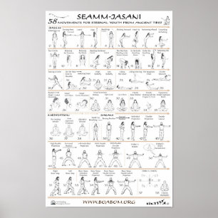 Póster Seamm-Jasani: 58 movimientos para la juventud eter
