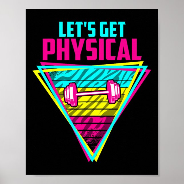 Póster Seamos físicos - Gym Fitness 80 (Frente)