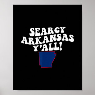 Póster Searcy Arkansas Ustedes Son Vacaciones Con Acento