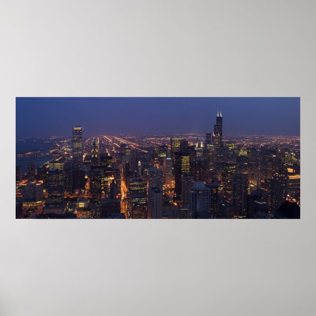 Póster Sears Tower Panoramic (Frente)