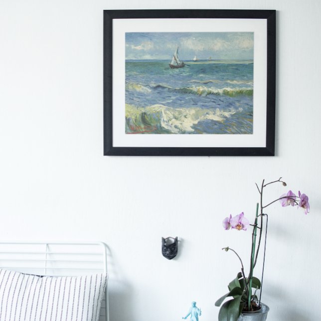 Póster Seascape at Saintes Maries by Vincent van Gogh (Subido por el creador)
