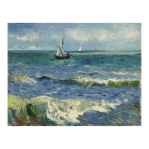 Seascape Les Saintes-Maries-de-la-Mer de Van Gogh