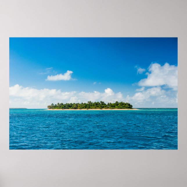 Póster Seascape With Little Island (Frente)