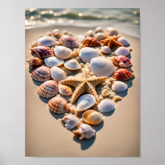 Póster Seashell Heart (Frente)