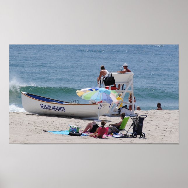 Póster Seaside Heights Lifeguard (Frente)