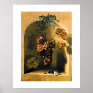 Póster SEASON'S FRUITS -PROSPERITY yellow brown white