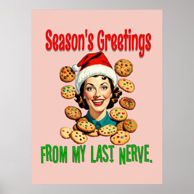 Póster Season's Greetings From My Last Nerve (Frente)