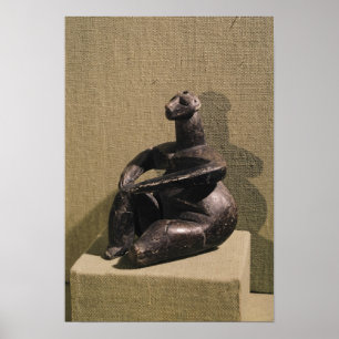 Póster Seated female figure, 3500-2500 BC