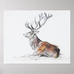 Póster Seated Stag 2006