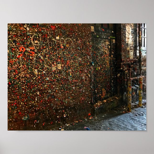 Póster Seattle Gum Wall #1 Poster (Frente)