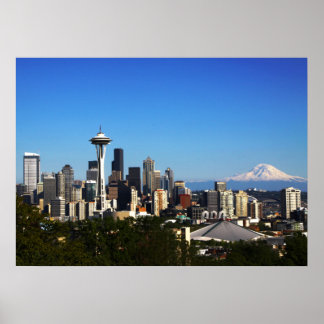 Póster Seattle Washington