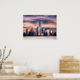 Póster Seattle, Washington Cityscape