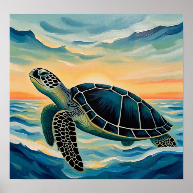 Póster SeaTurtlesMatter (Frente)