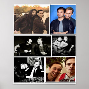 Póster Sebastian Stan y Tom Hiddleston