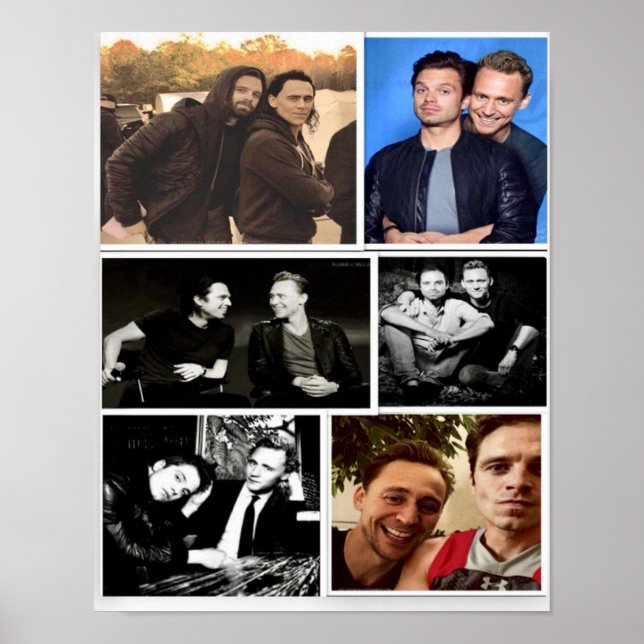 Póster Sebastian Stan y Tom Hiddleston (Frente)
