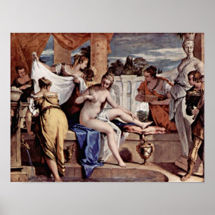 Póster Sebastiano Ricci - Bathsheba en su baño,