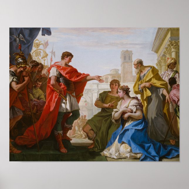 Póster Sebastiano Ricci - El continente de la ciencia (Frente)
