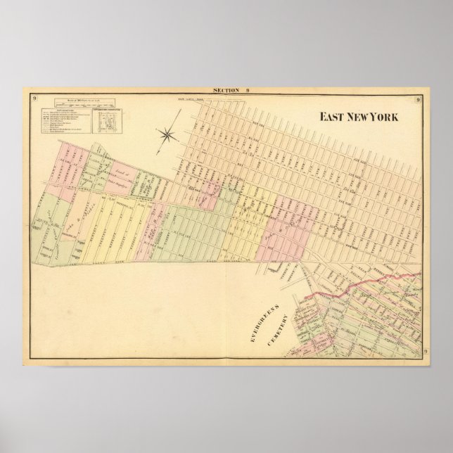 Póster Sec 9 Este de Nueva York (Frente)