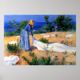 Póster Secado de lavado Elin Danielson-Gambogi 1896