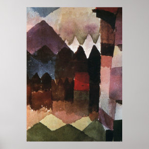 Póster Secador de pelo en Marc’s Garden por Paul Klee (19
