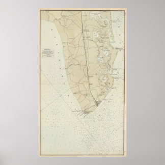 Póster Sección costera no 6 Isla del Mar a Punto de Mayo 