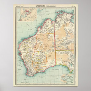 Póster Sección oeste de Australia