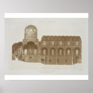 Póster Sección representativa de la capilla de Palatine,